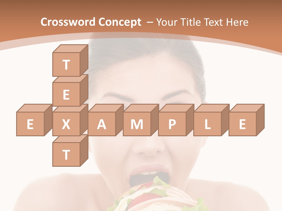 Big Female Fast PowerPoint Template