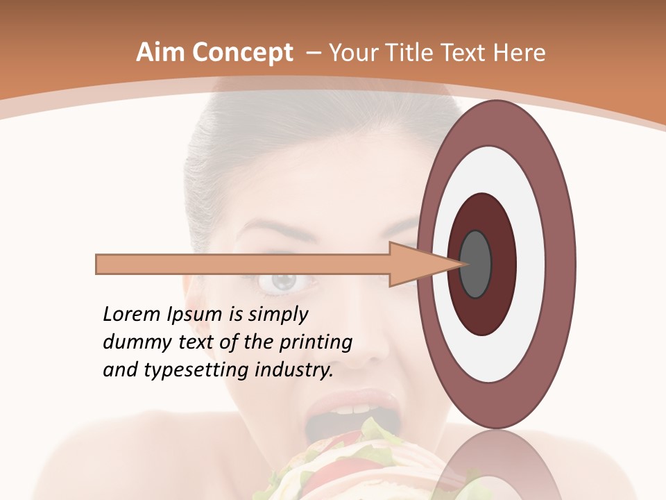 Big Female Fast PowerPoint Template