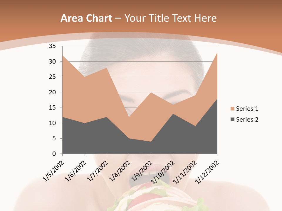Big Female Fast PowerPoint Template