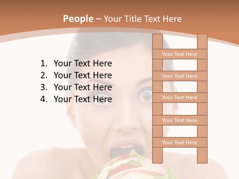 Big Female Fast PowerPoint Template