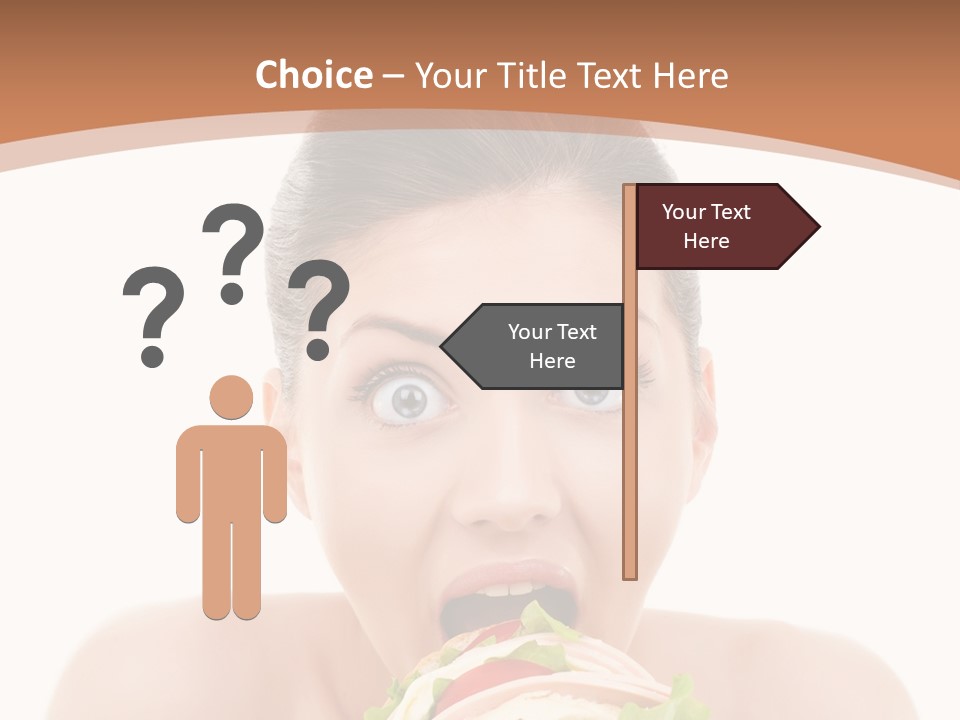 Big Female Fast PowerPoint Template