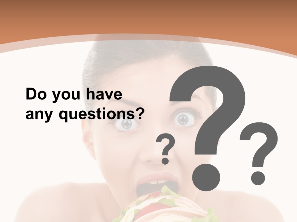 Big Female Fast PowerPoint Template