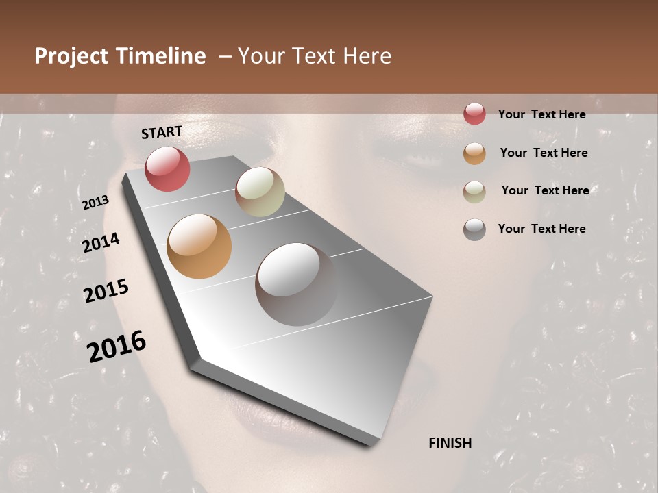 Brown Mocha Closeup PowerPoint Template