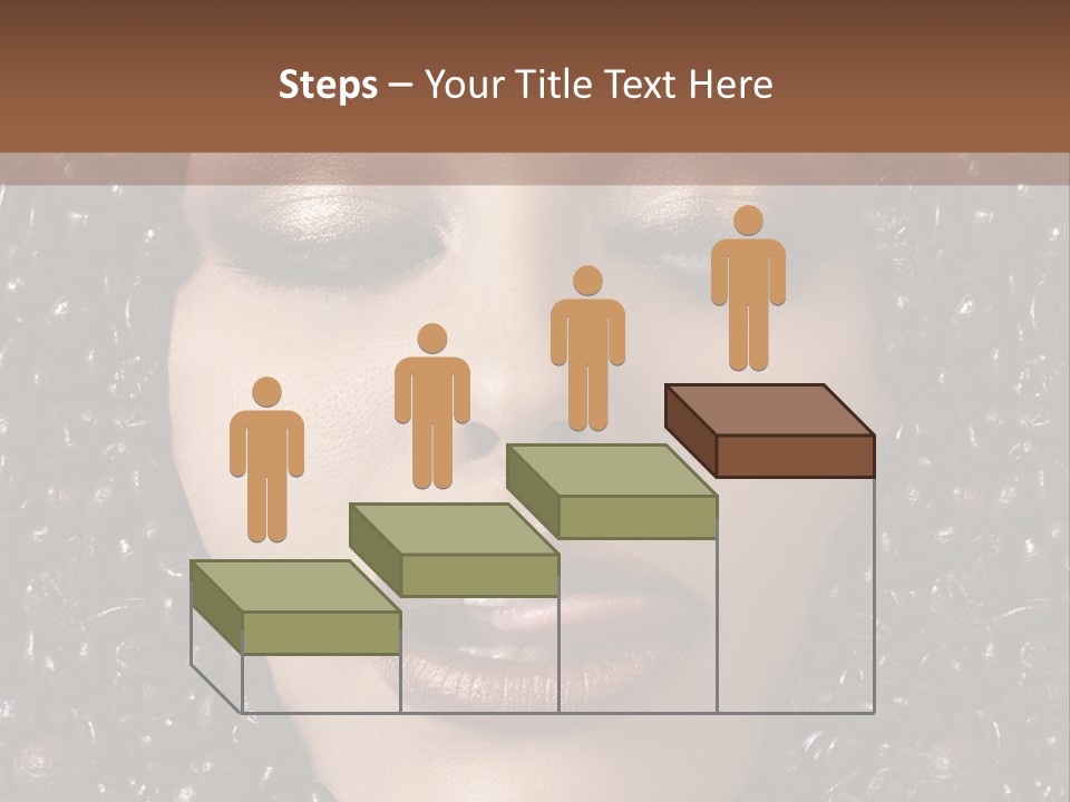 Brown Mocha Closeup PowerPoint Template