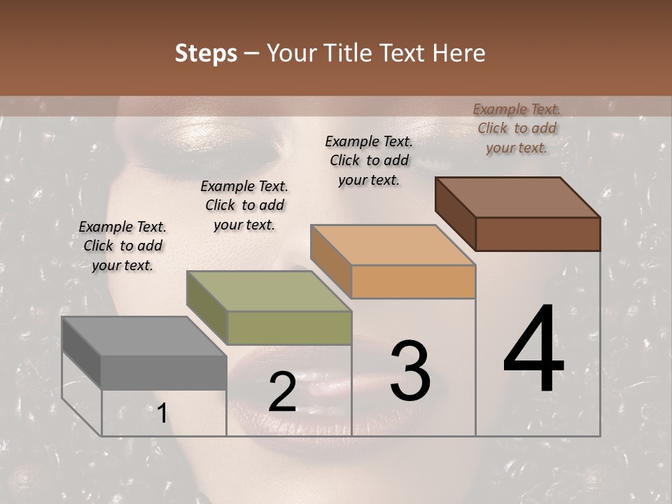 Brown Mocha Closeup PowerPoint Template