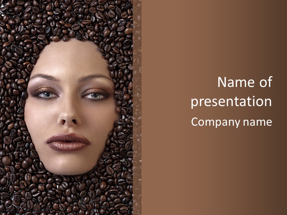 Grain Young Seed PowerPoint Template