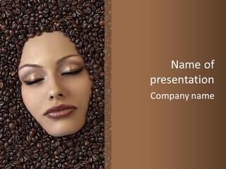 Eyes Make Up Vogue PowerPoint Template