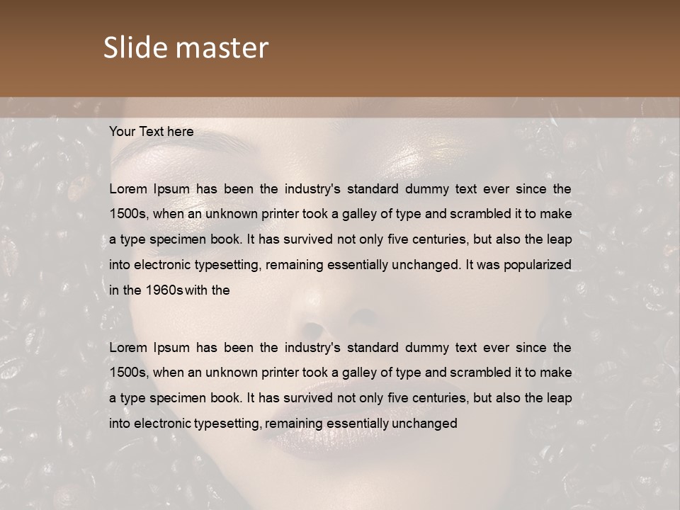 Eyes Make Up Vogue PowerPoint Template