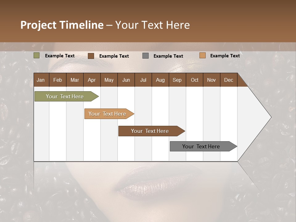 Eyes Make Up Vogue PowerPoint Template