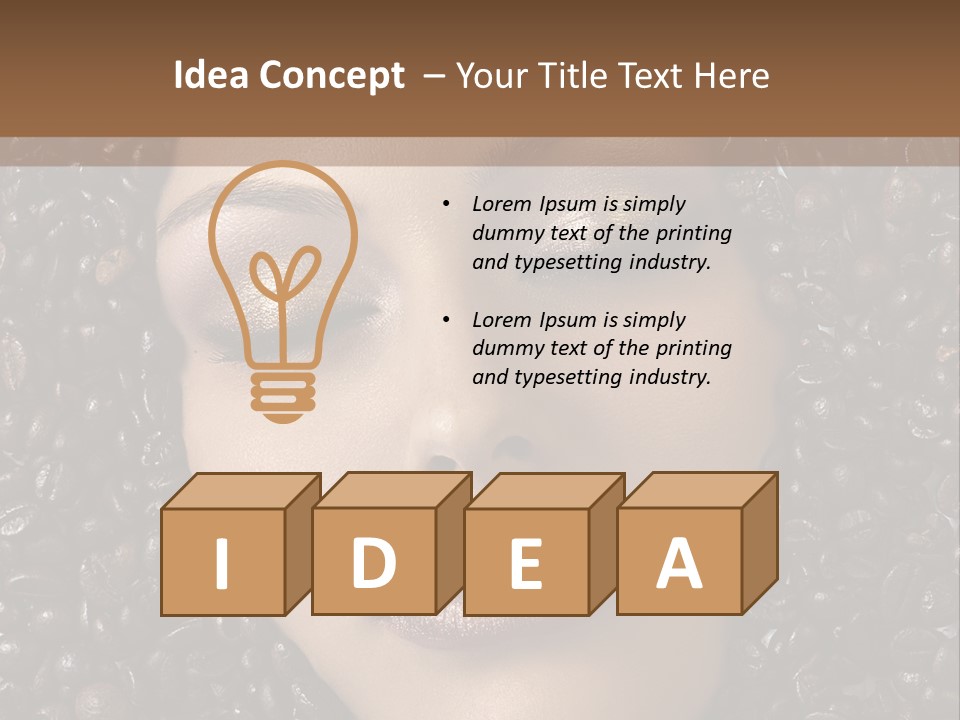 Eyes Make Up Vogue PowerPoint Template