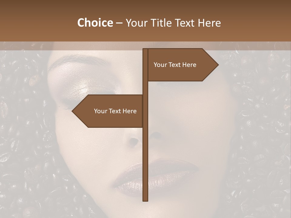 Eyes Make Up Vogue PowerPoint Template