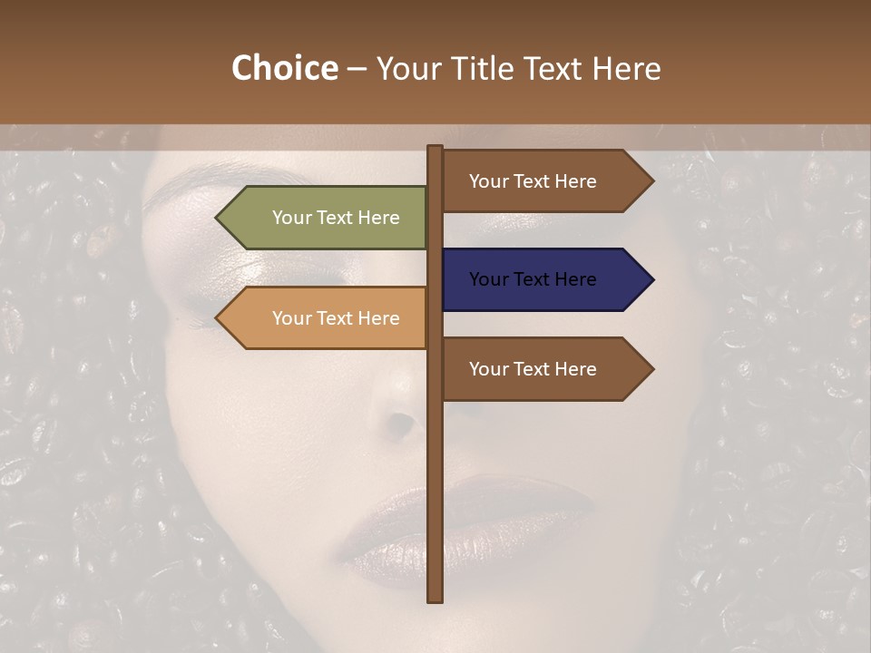 Eyes Make Up Vogue PowerPoint Template