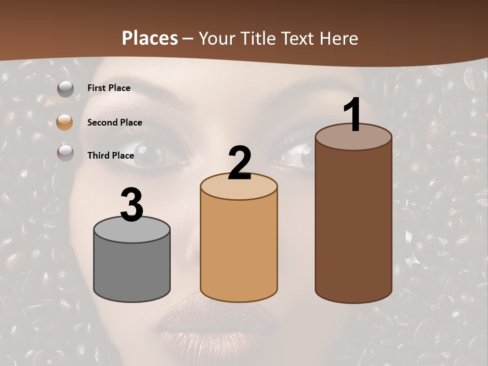 Vogue Brown Female PowerPoint Template