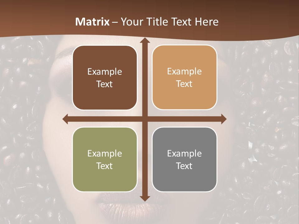 Vogue Brown Female PowerPoint Template