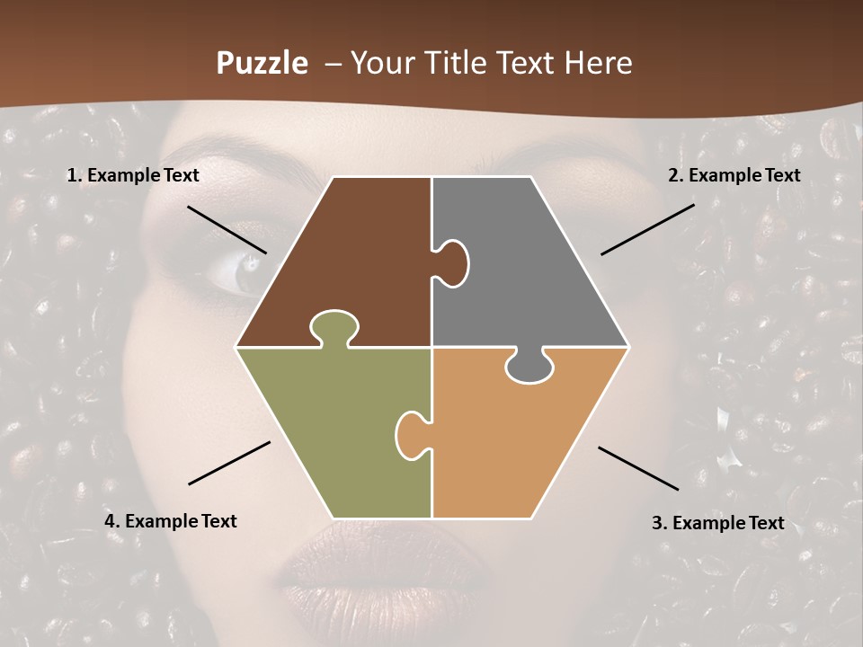 Vogue Brown Female PowerPoint Template