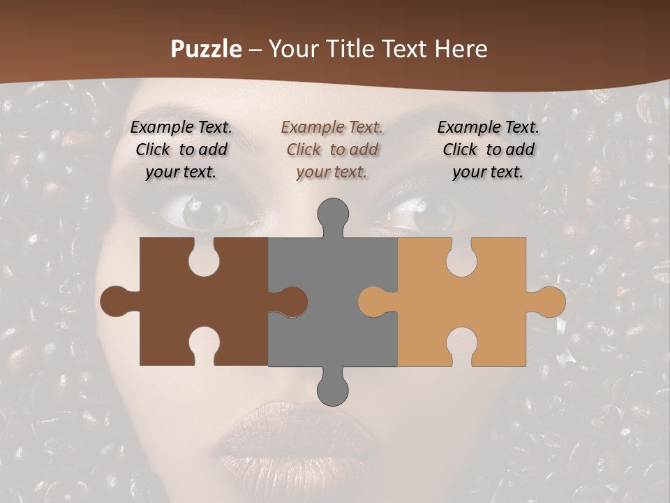 Vogue Brown Female PowerPoint Template