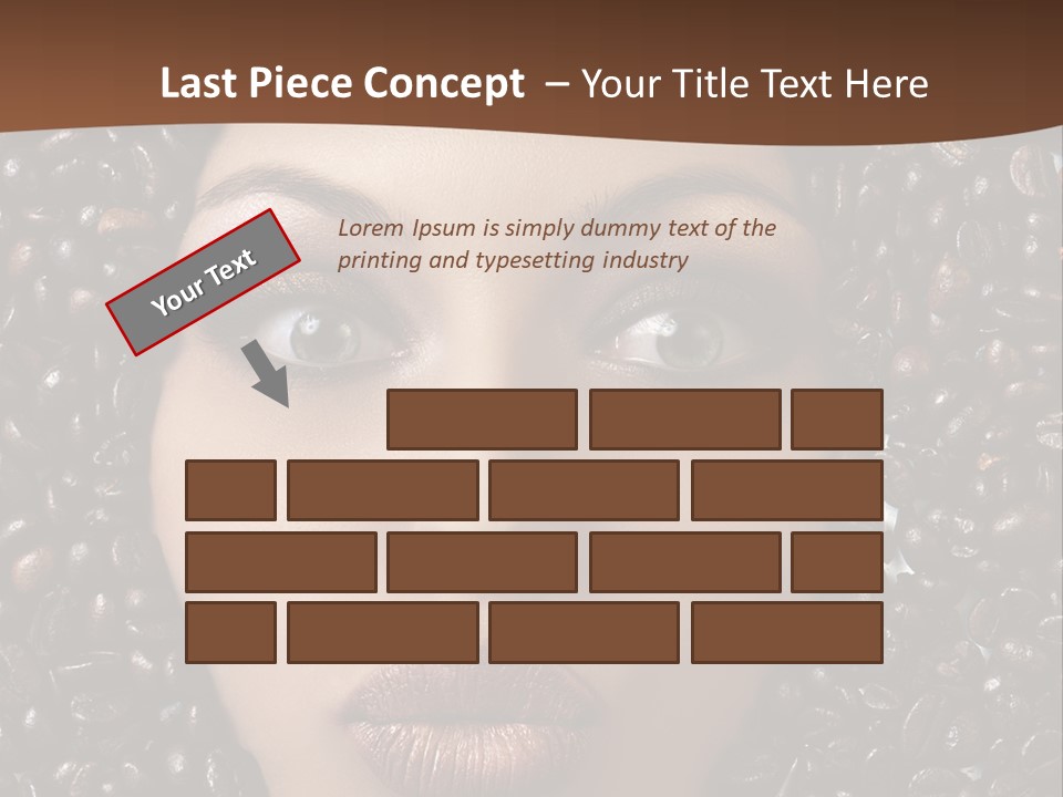 Vogue Brown Female PowerPoint Template