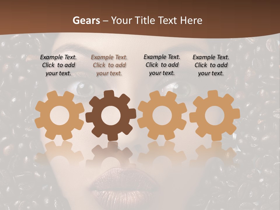 Vogue Brown Female PowerPoint Template