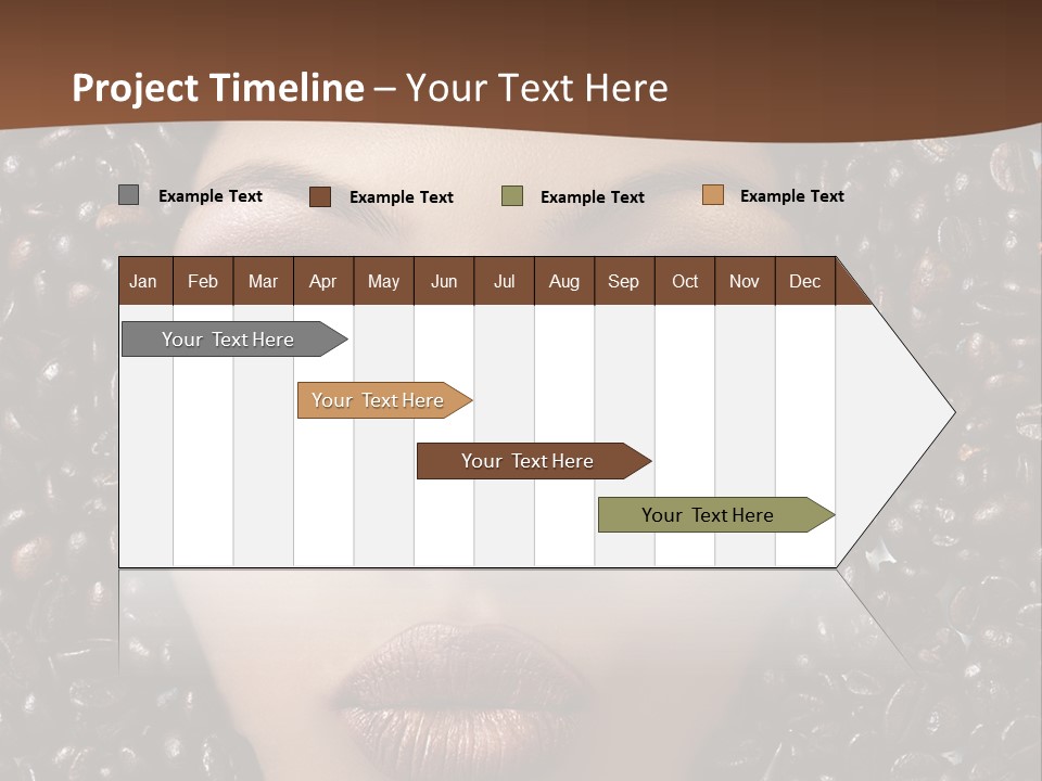 Vogue Brown Female PowerPoint Template