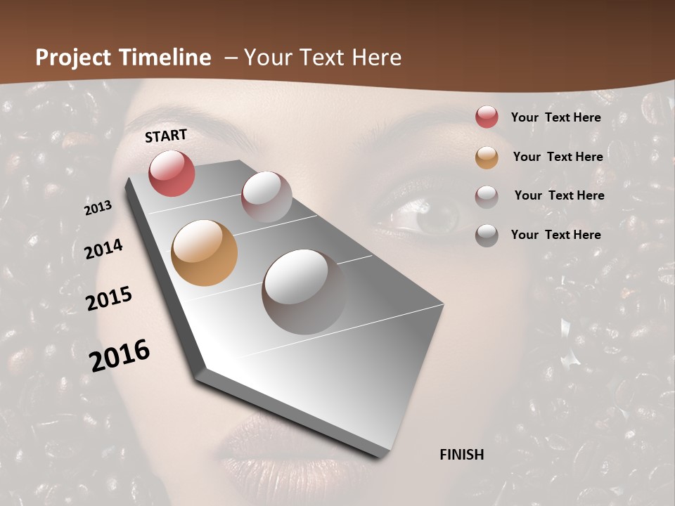Vogue Brown Female PowerPoint Template