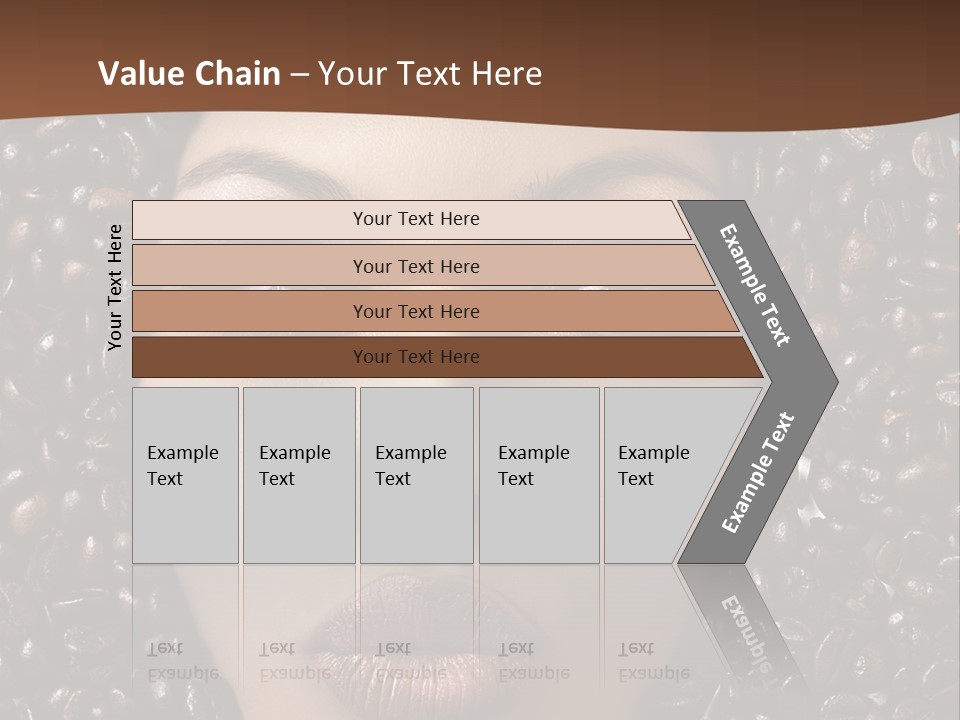 Vogue Brown Female PowerPoint Template