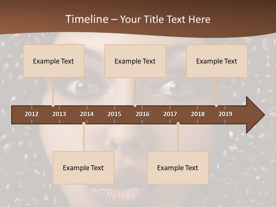 Vogue Brown Female PowerPoint Template