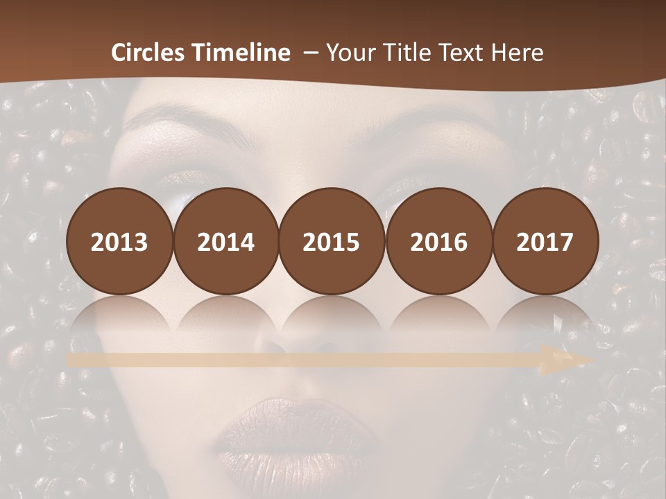 Vogue Brown Female PowerPoint Template