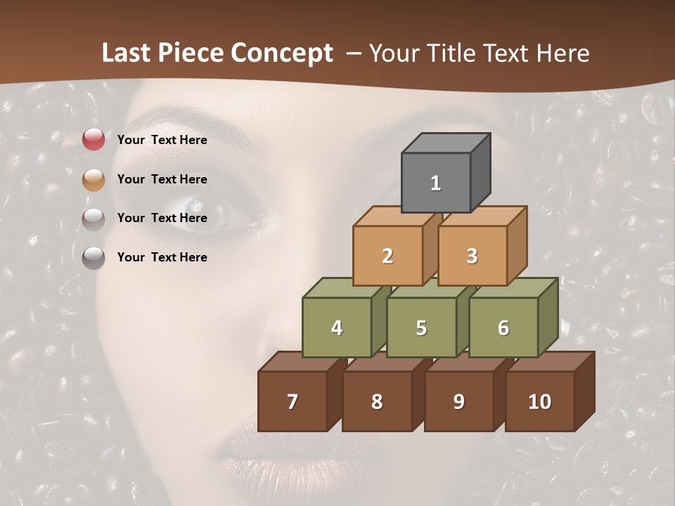 Vogue Brown Female PowerPoint Template