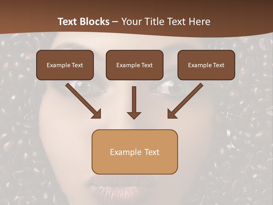 Vogue Brown Female PowerPoint Template