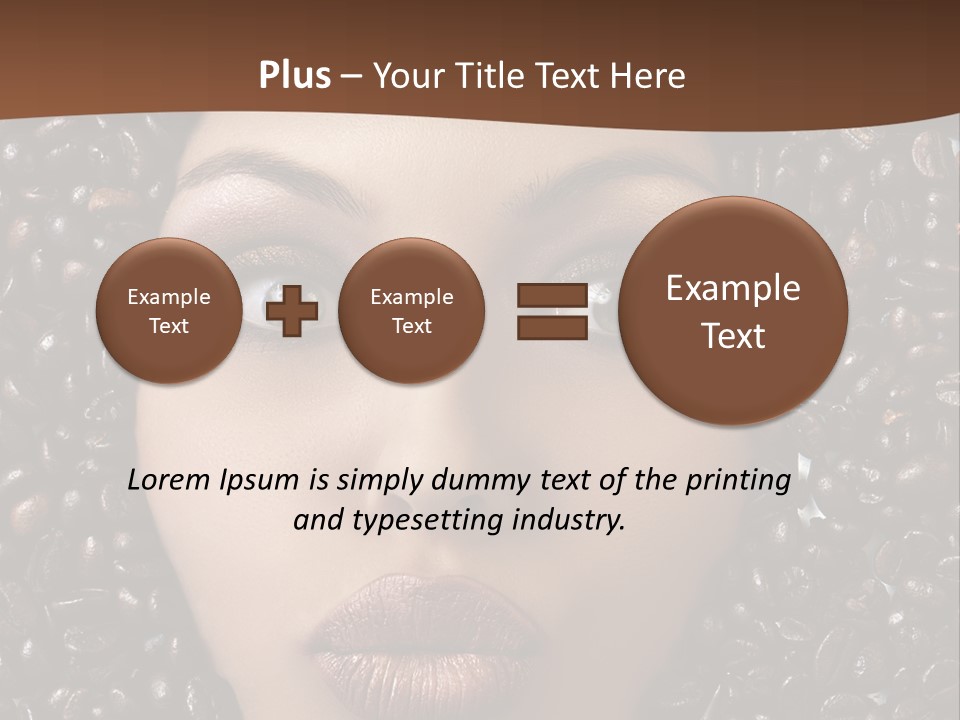 Vogue Brown Female PowerPoint Template