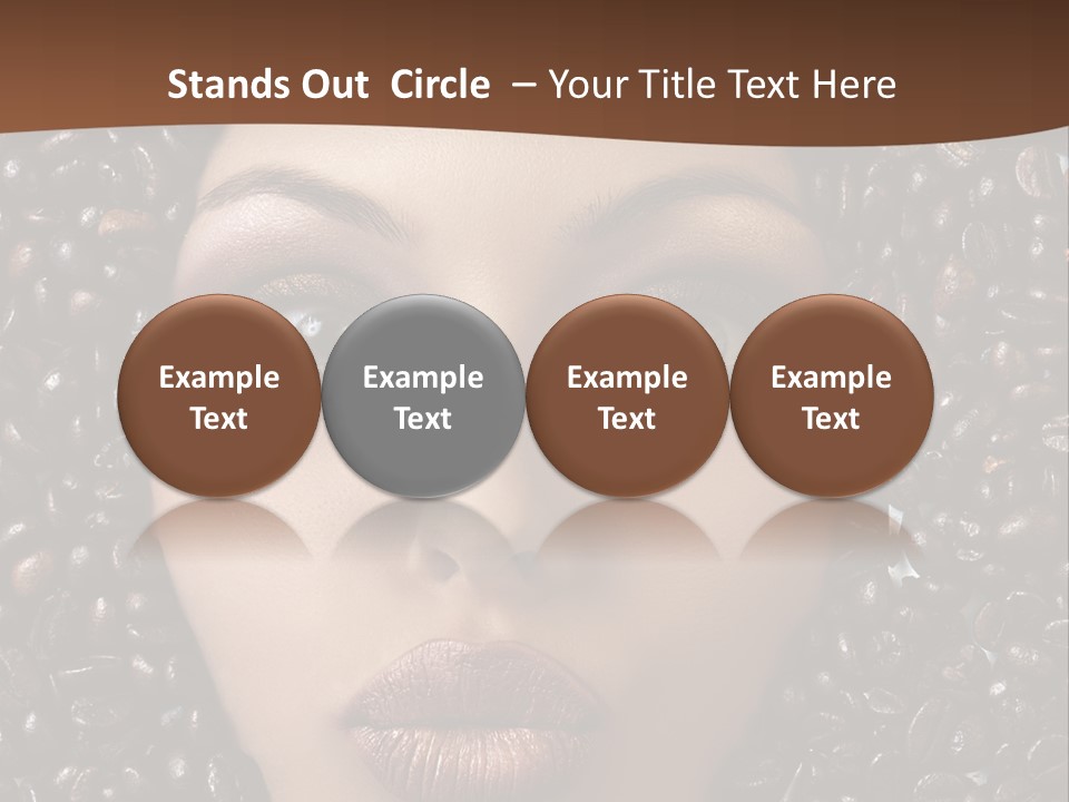 Vogue Brown Female PowerPoint Template