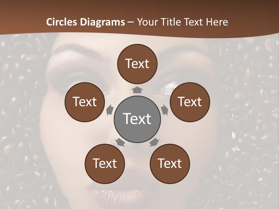 Vogue Brown Female PowerPoint Template