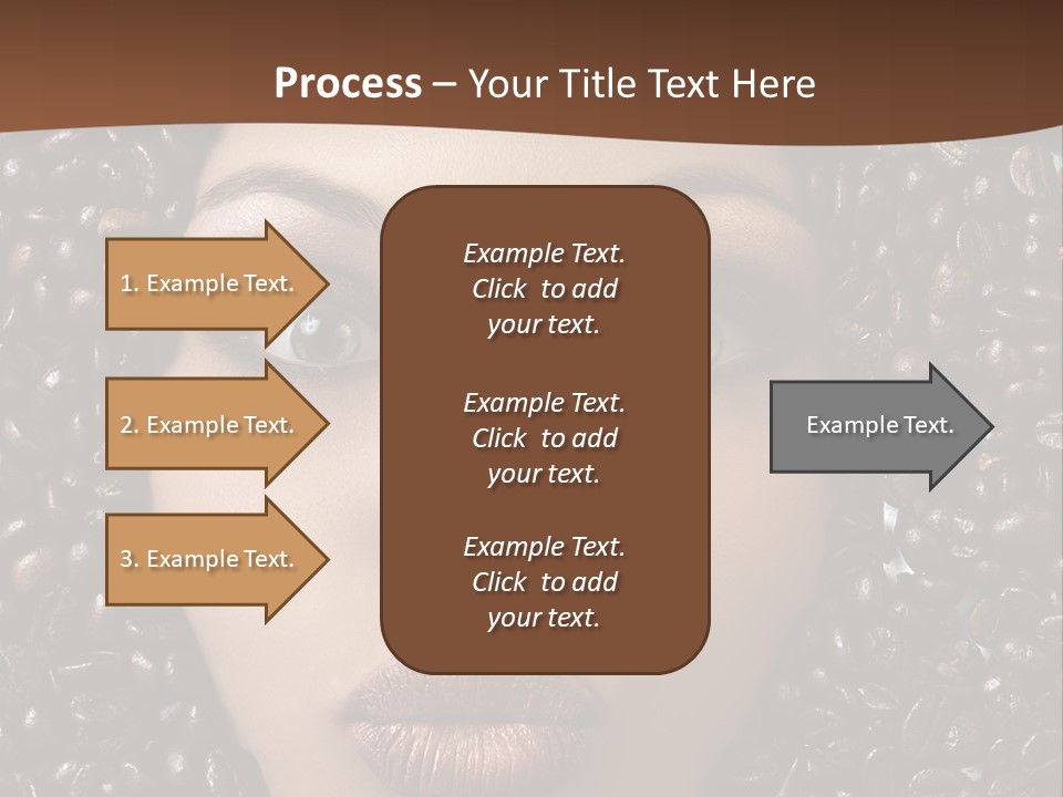 Vogue Brown Female PowerPoint Template