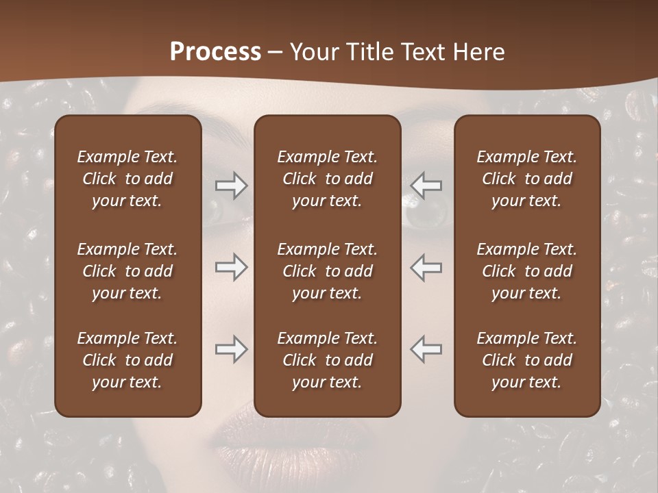 Vogue Brown Female PowerPoint Template
