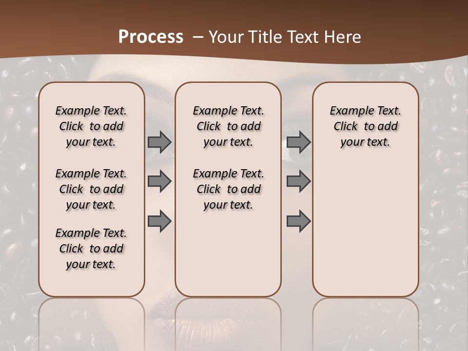 Vogue Brown Female PowerPoint Template