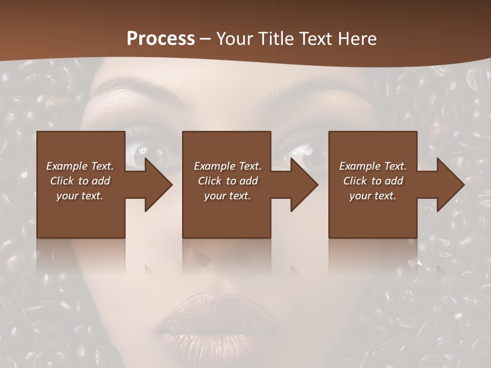 Vogue Brown Female PowerPoint Template