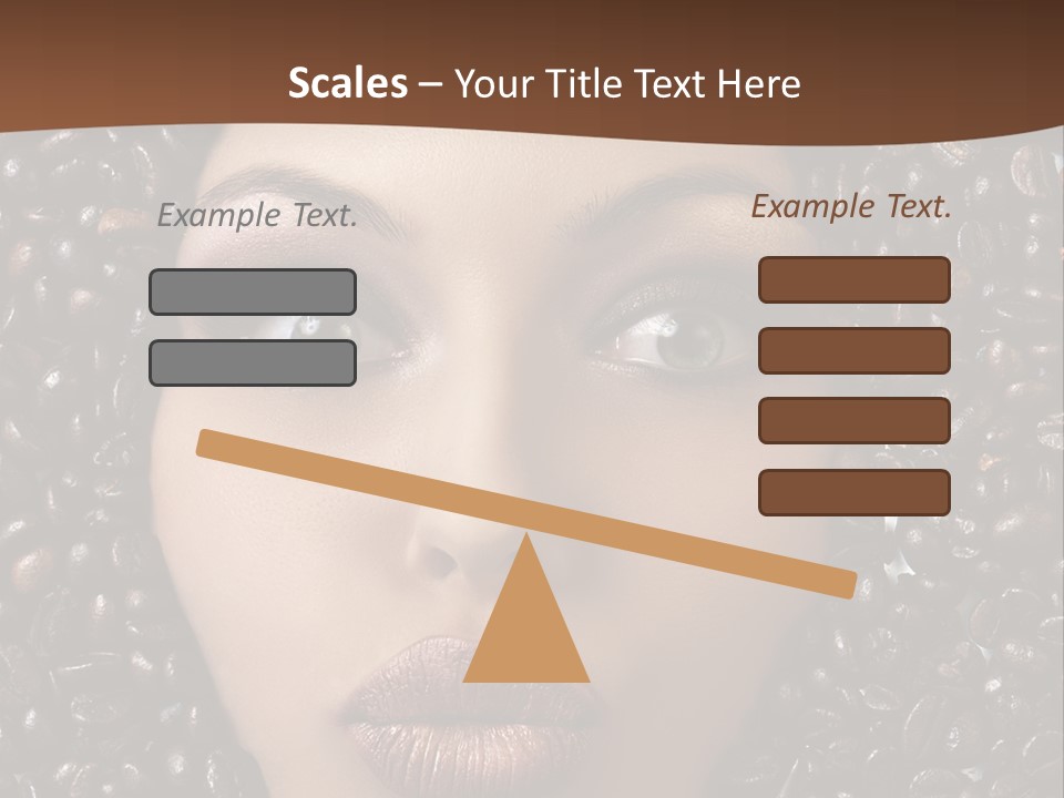 Vogue Brown Female PowerPoint Template