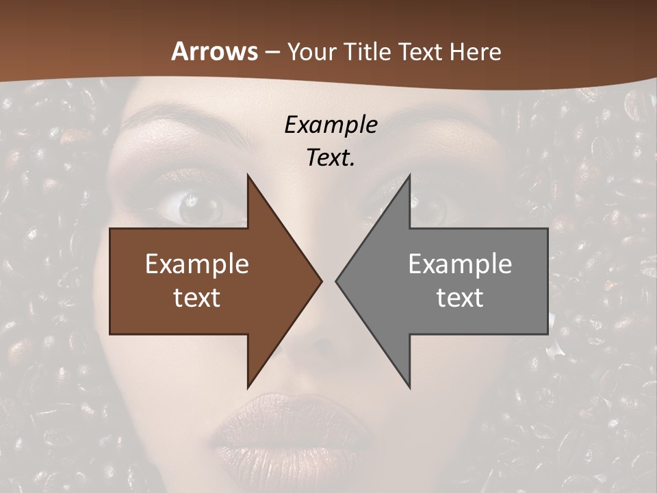 Vogue Brown Female PowerPoint Template