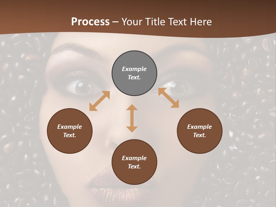 Vogue Brown Female PowerPoint Template