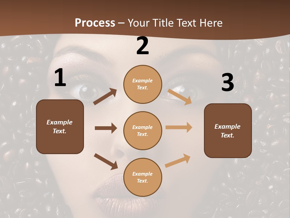 Vogue Brown Female PowerPoint Template