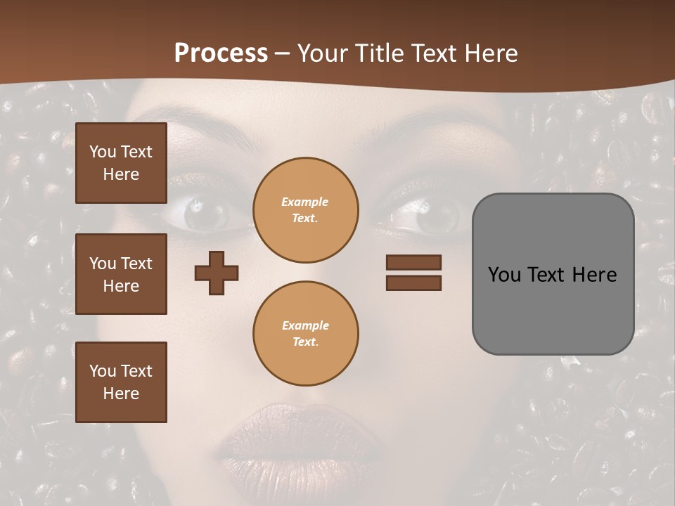 Vogue Brown Female PowerPoint Template