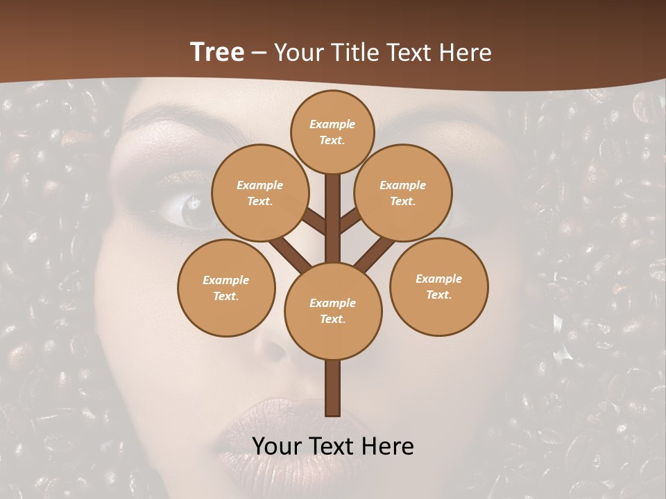 Vogue Brown Female PowerPoint Template