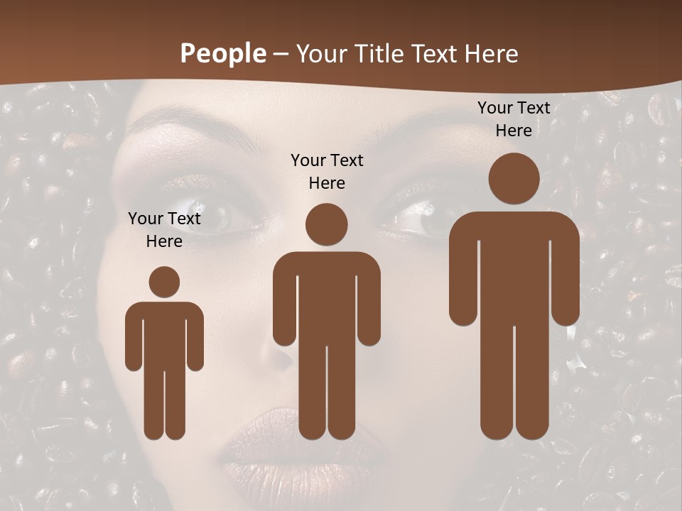 Vogue Brown Female PowerPoint Template