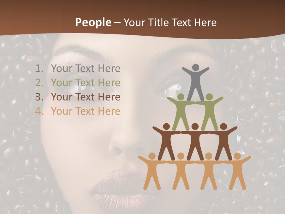 Vogue Brown Female PowerPoint Template