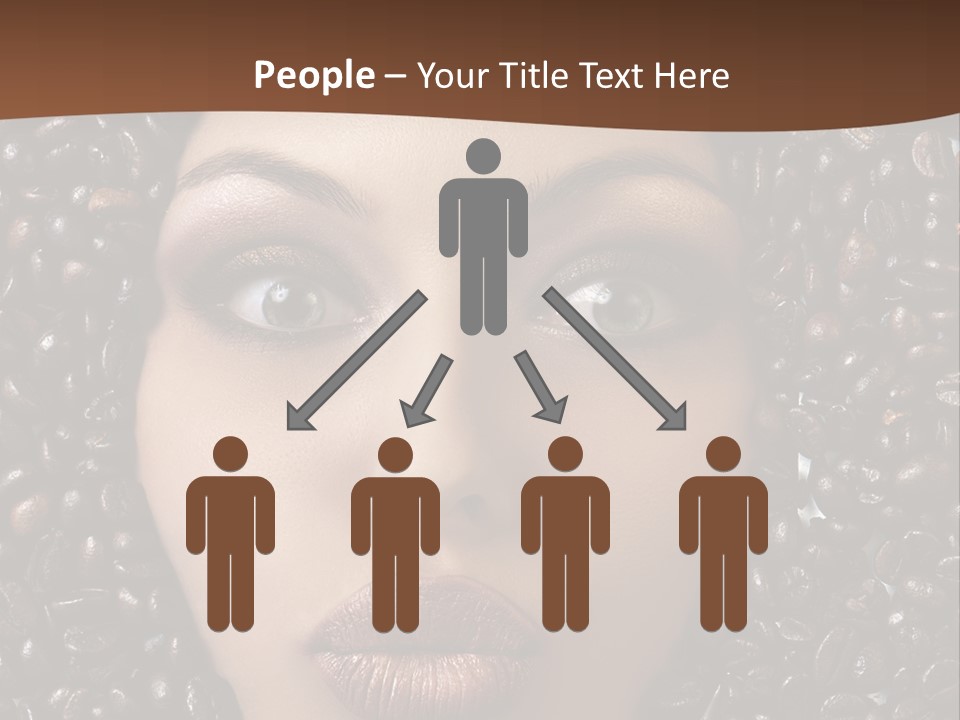 Vogue Brown Female PowerPoint Template