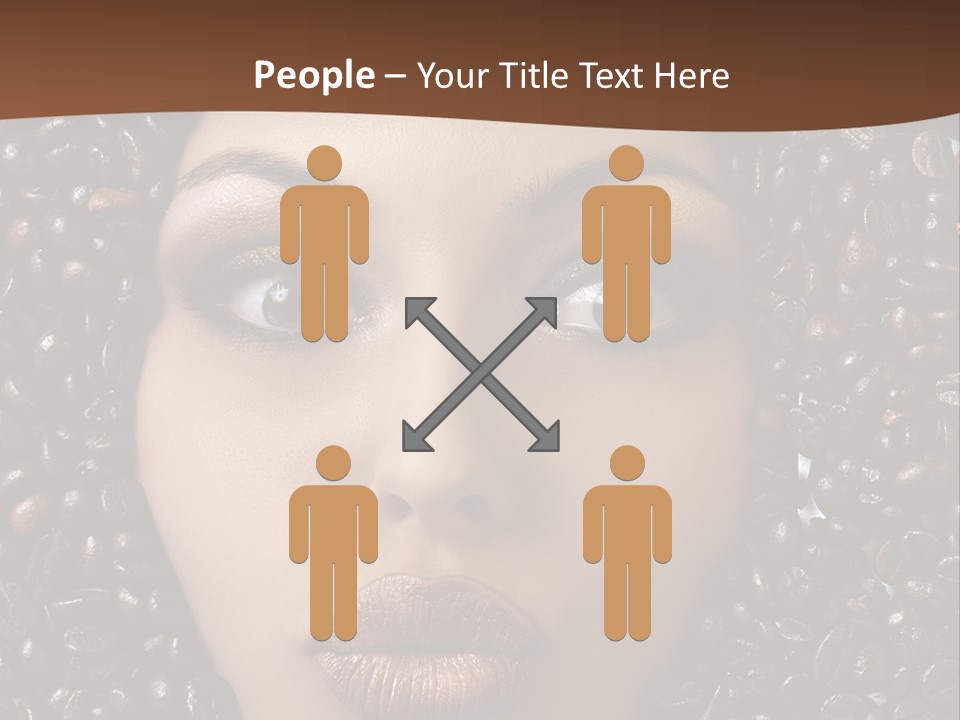 Vogue Brown Female PowerPoint Template