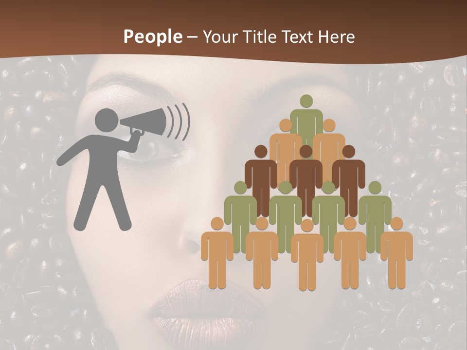 Vogue Brown Female PowerPoint Template