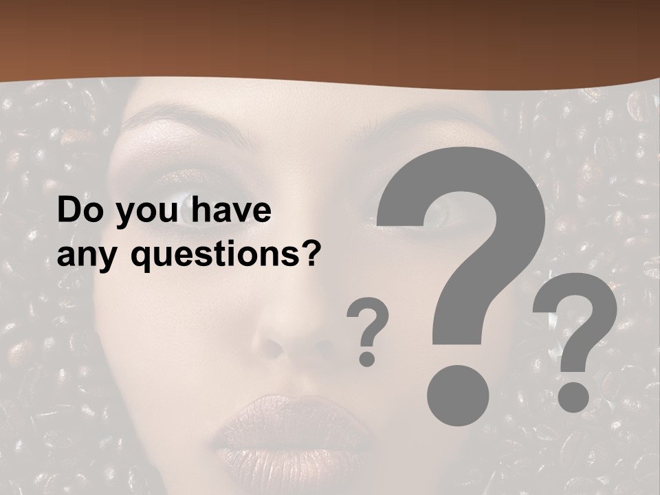 Vogue Brown Female PowerPoint Template