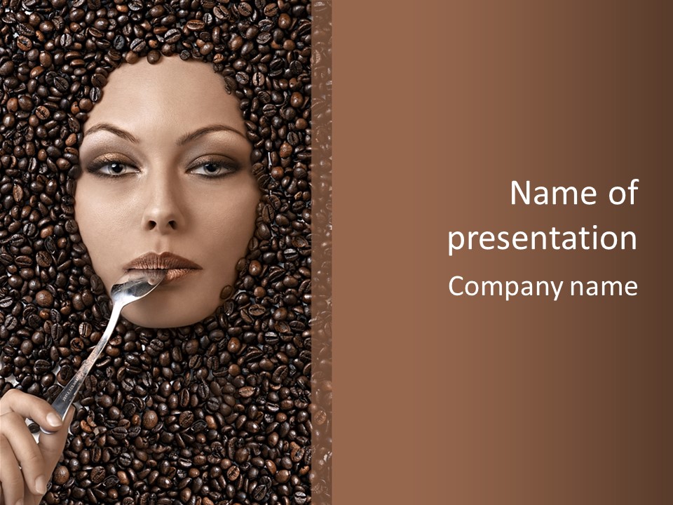 Grain Agriculture Art PowerPoint Template