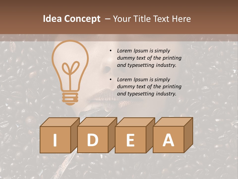 Grain Agriculture Art PowerPoint Template